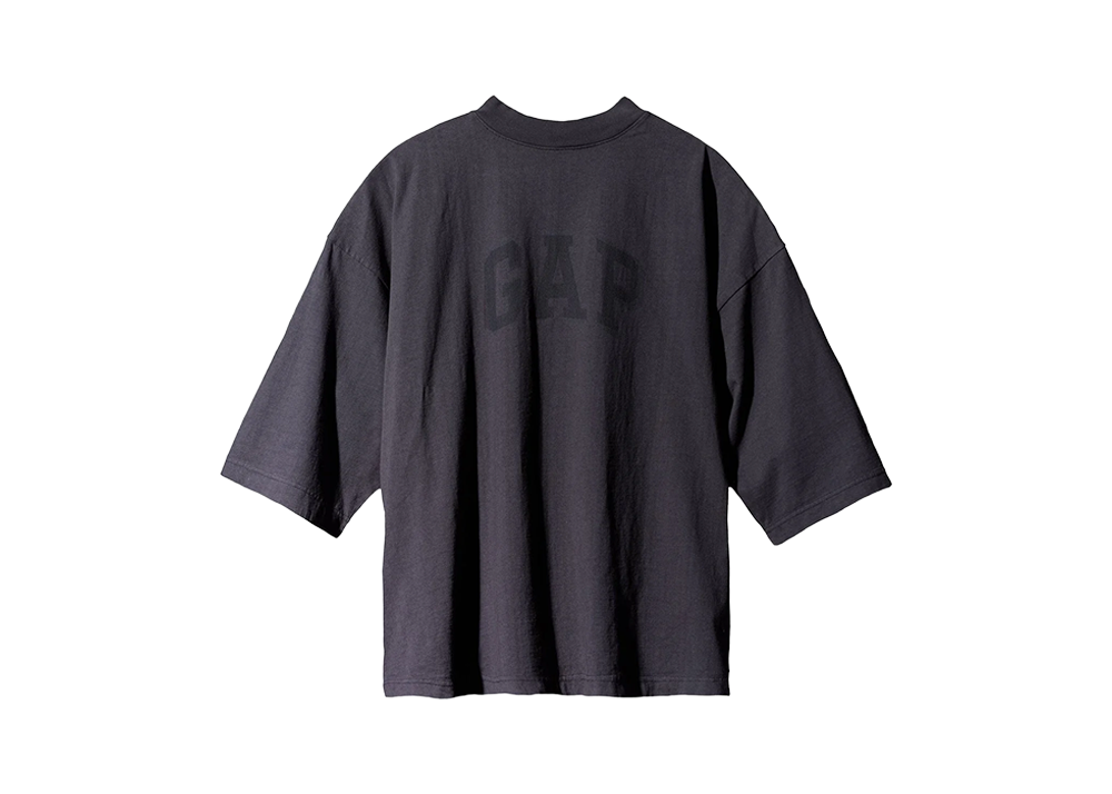 Yeezy Gap Engineered by Balenciaga Dove 3/4 Sleeve Tee Black, Black (471286-02/469669-01)