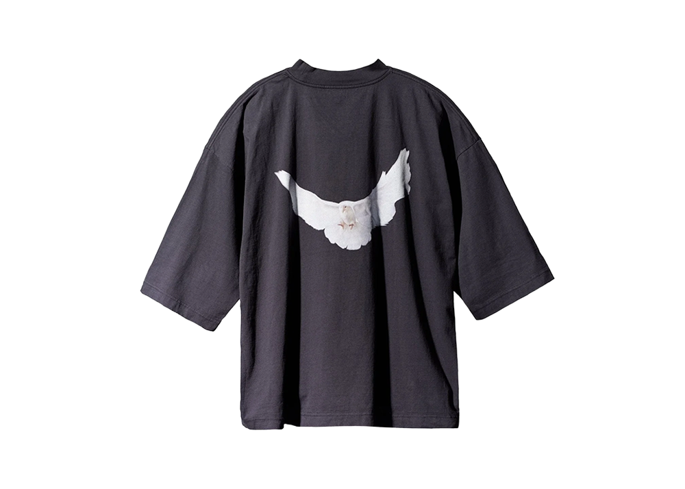 Yeezy Gap Engineered by Balenciaga Dove 3/4 Sleeve Tee Black, Black (471286-02/469669-01)