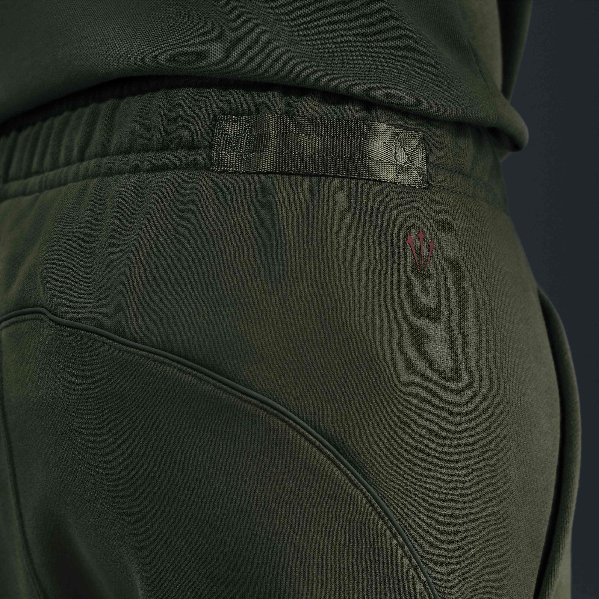 NOCTA NOCTA Fleece CS Tracksuit Bottoms Cargo Khaki/Team Red