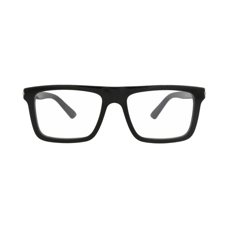 Gucci Square-Frame Recycled Acetate Optical Frames Black/Transparent