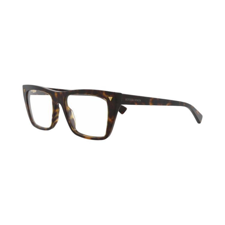 Bottega Veneta Square-Frame Recycled Acetate Optical Frames Havana Havana Transparent (BV1258O-30...