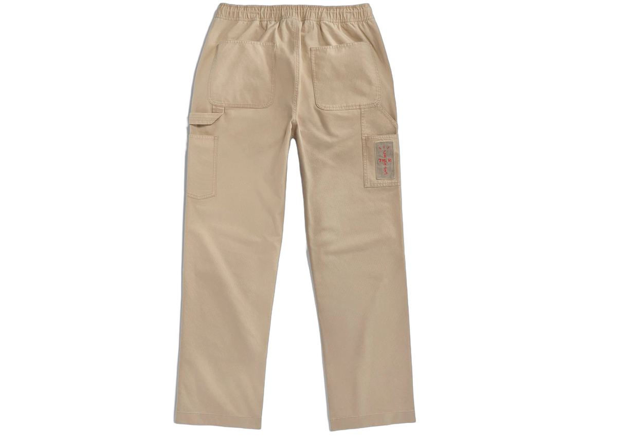 Travis Scott Cactus Jack x Air Jordan Canvas Pant Desert/Khaki/University Red