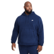 Nike Club Men's Winterized Pullover Hoodie Midnight Navy/White