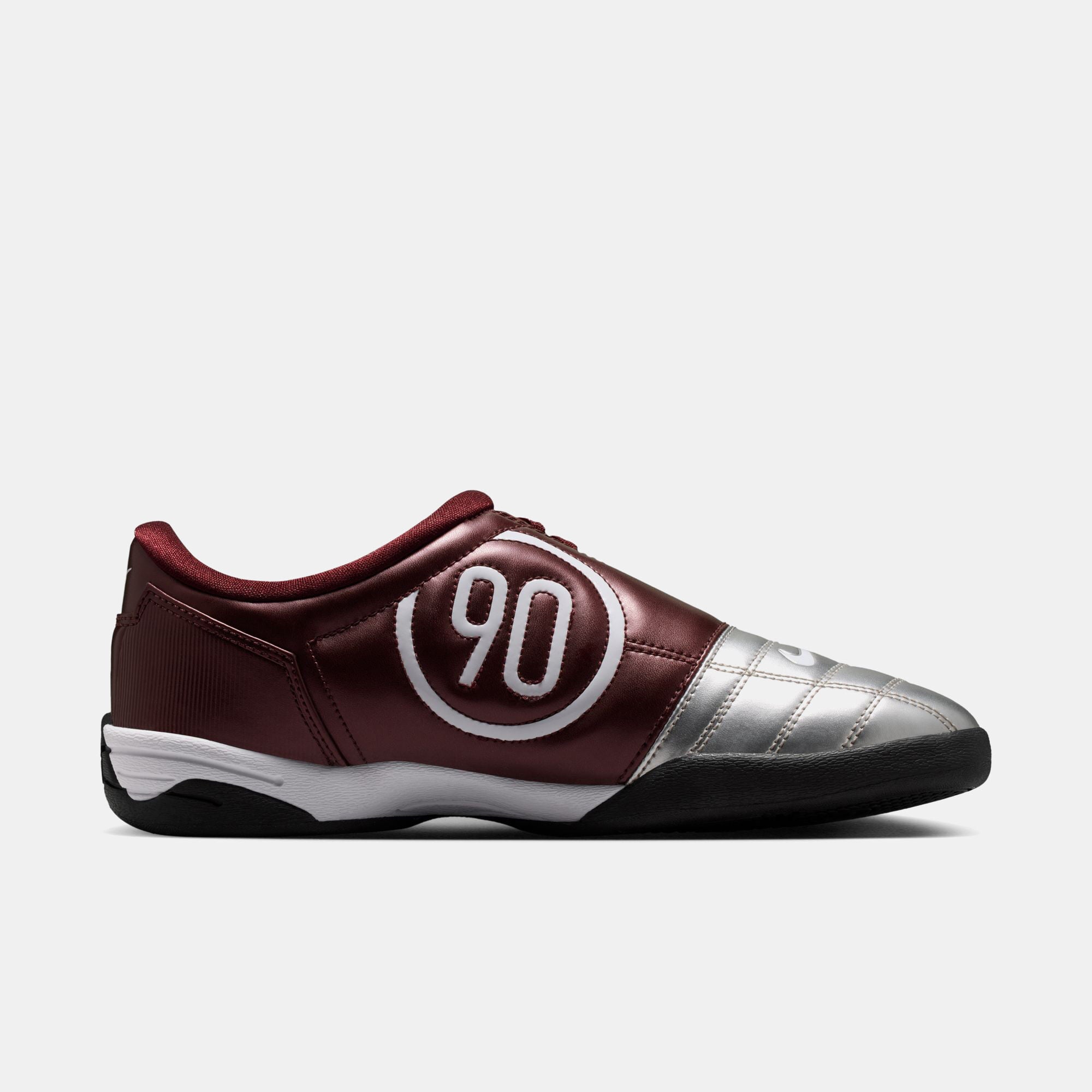 Nike Total90 Metallic Silver/Burgundy Crush/White