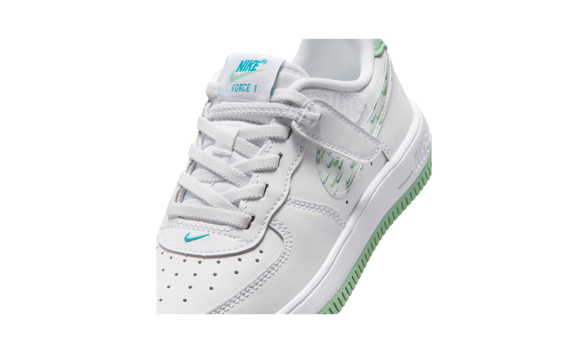Nike Force 1 Low EasyOn White/White/Enamel Green/White