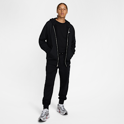 Nike Club Men's French Terry Joggers Black/Black/White