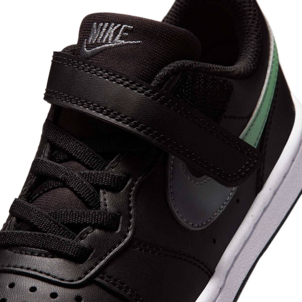 Nike Court Borough Low Black/Illusion Green/Smoke Grey/White