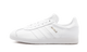 Adidas Gazelle White/White-Gold Metallic