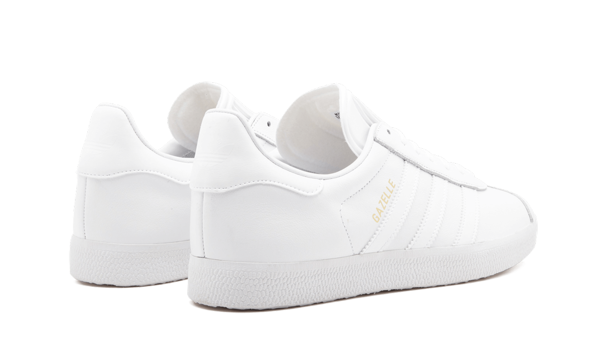 Adidas Gazelle White/White-Gold Metallic