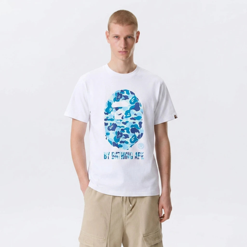 BAPE ABC Camo T-Shirt White Blue