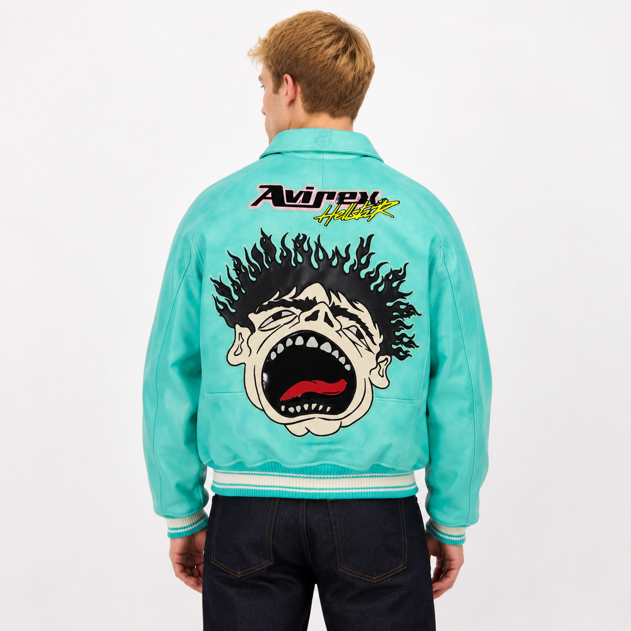 Hellstar x Avirex Jacket Turquoise