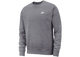 Nike Sportswear Club Fleece Crewneck Charcoal Heather/White