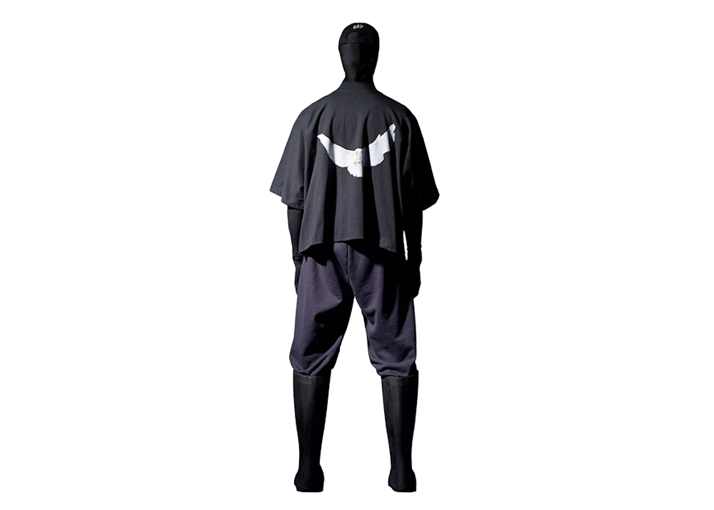 Yeezy Gap Dove No Seam Tee Black, Black (719612 TMVQ1 1000)