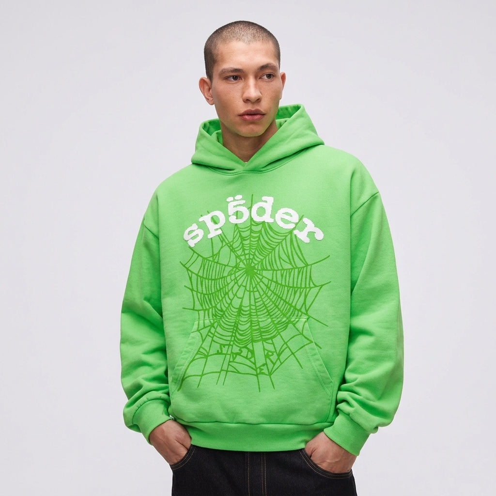 Sp5der Legacy Hoodie Green
