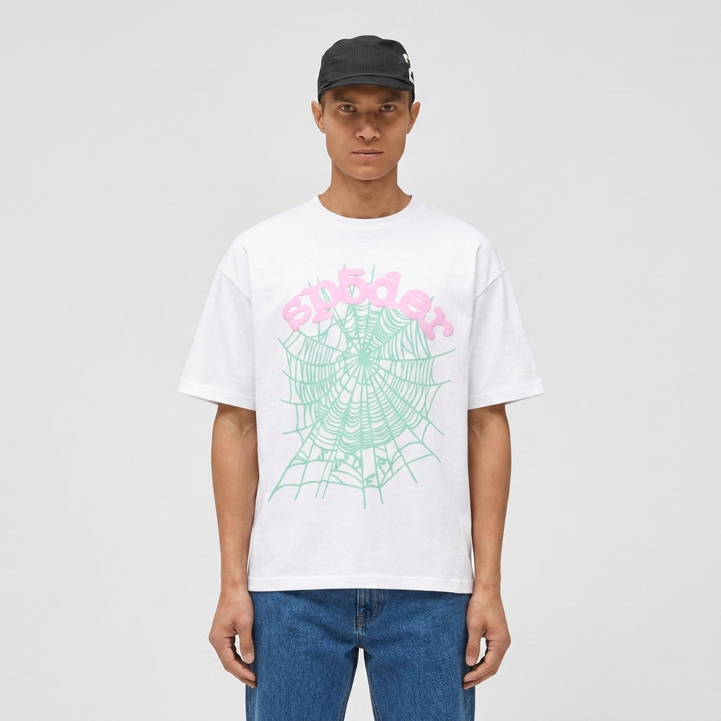 Sp5der OG Web T-Shirt White