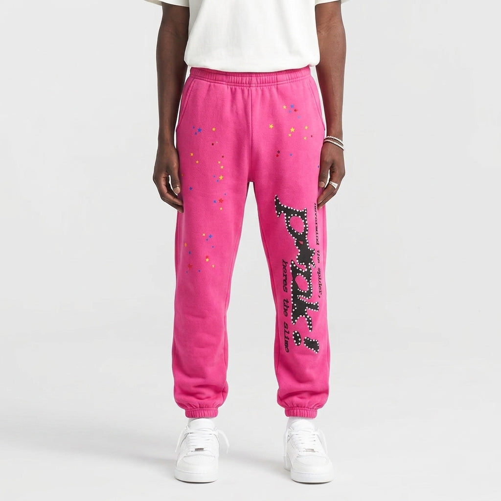 Sp5der P*NK Sweatpants Pink