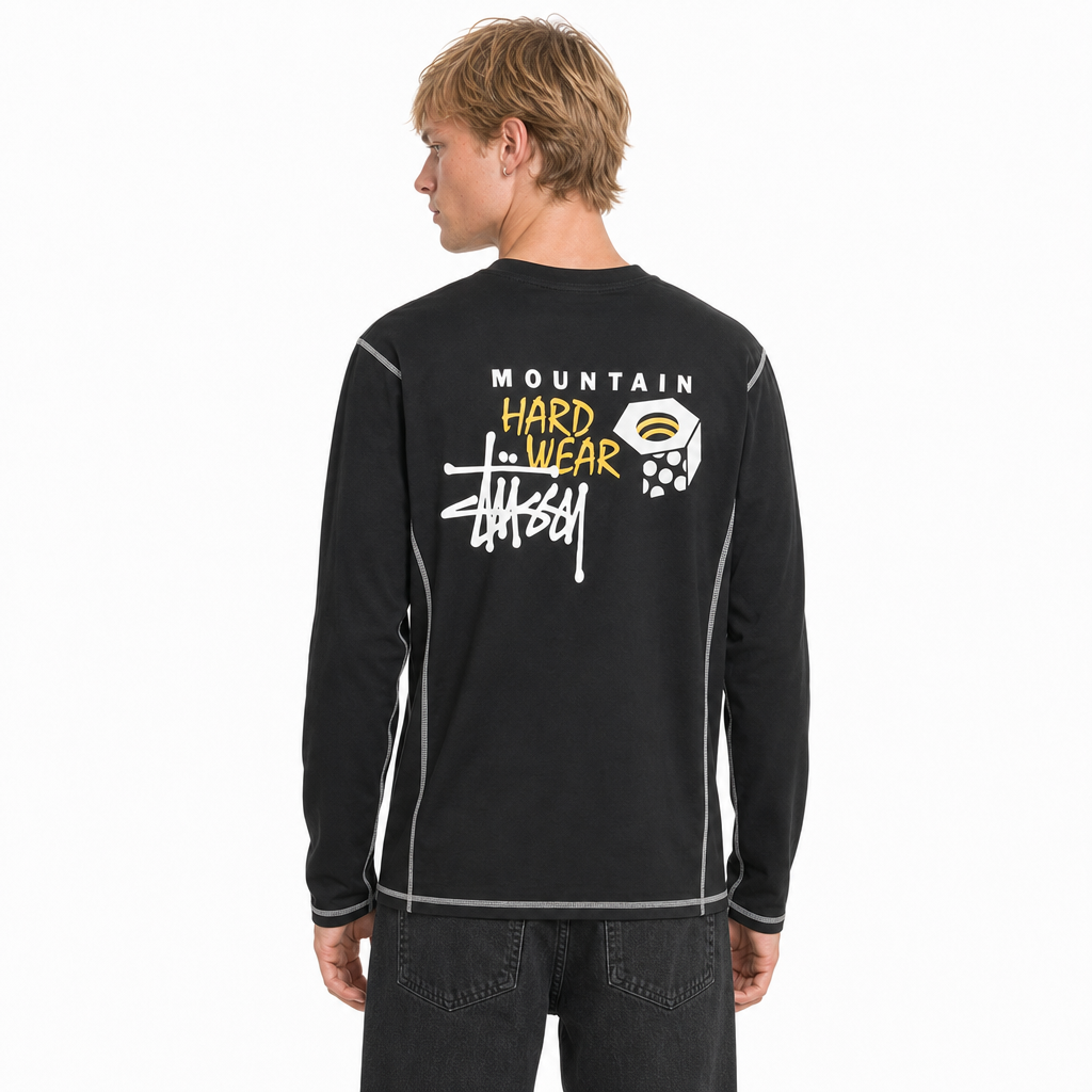 Stussy x Mountain Hardwear L/S T-Shirt Stealth Grey