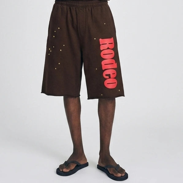 Travis Scott Cactus Jack x Sp5der Days Before Rodeo Shorts Black