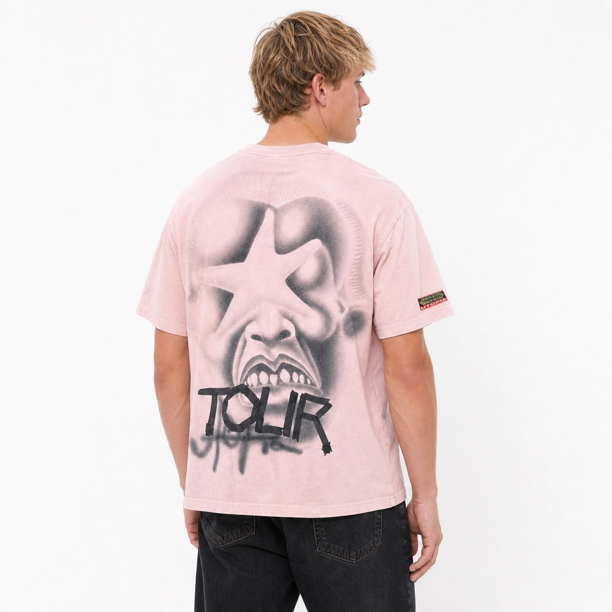 Travis Scott Utopia Circus Maximus Pink Star T-Shirt Pink