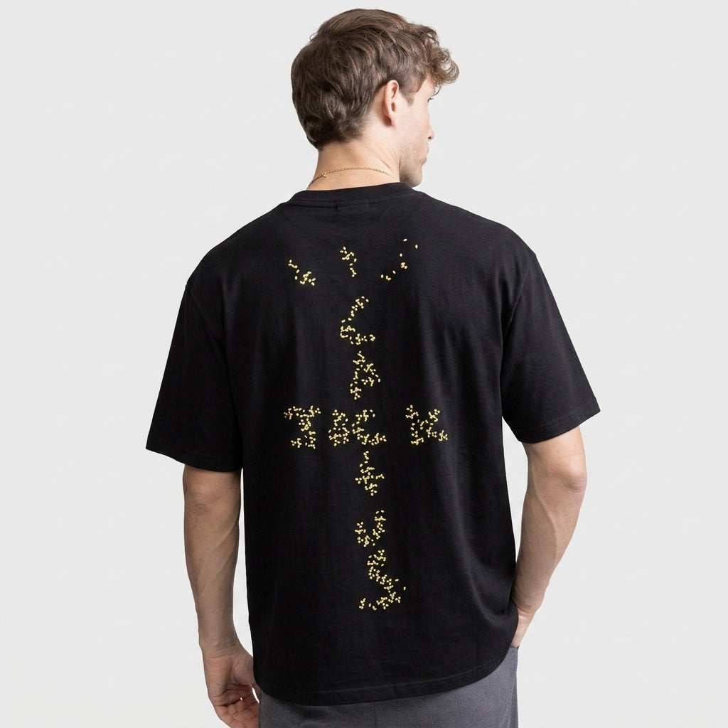 Travis Scott x McDonald's Sesame Inv T-Shirt Black/Brown