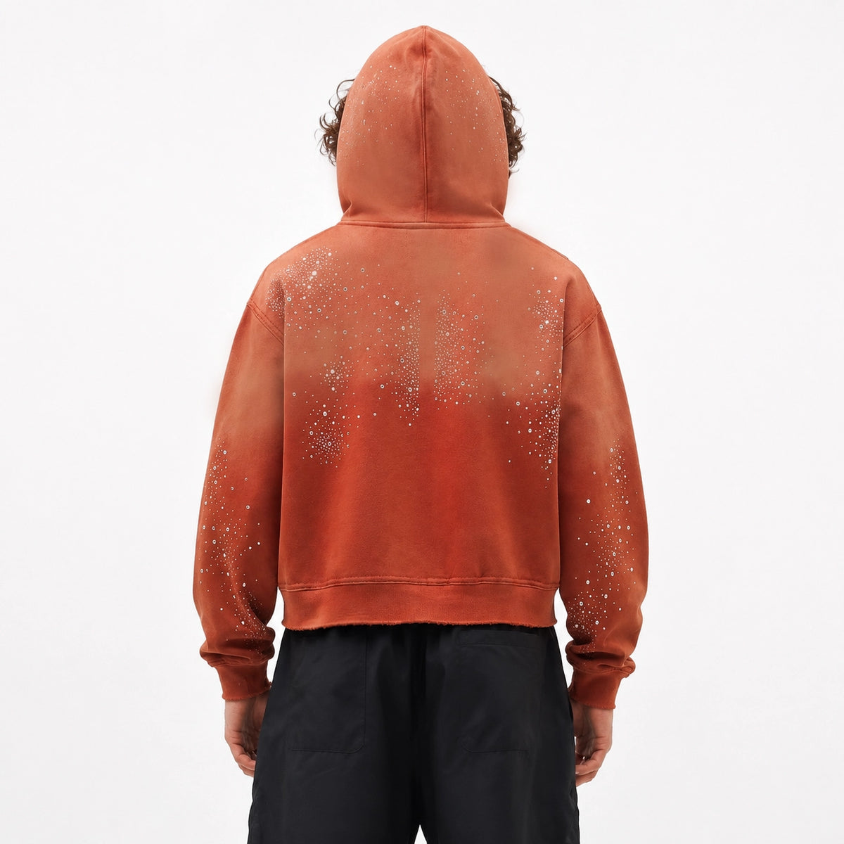 Vale Forever Classico Zip Up Hoodie Orange