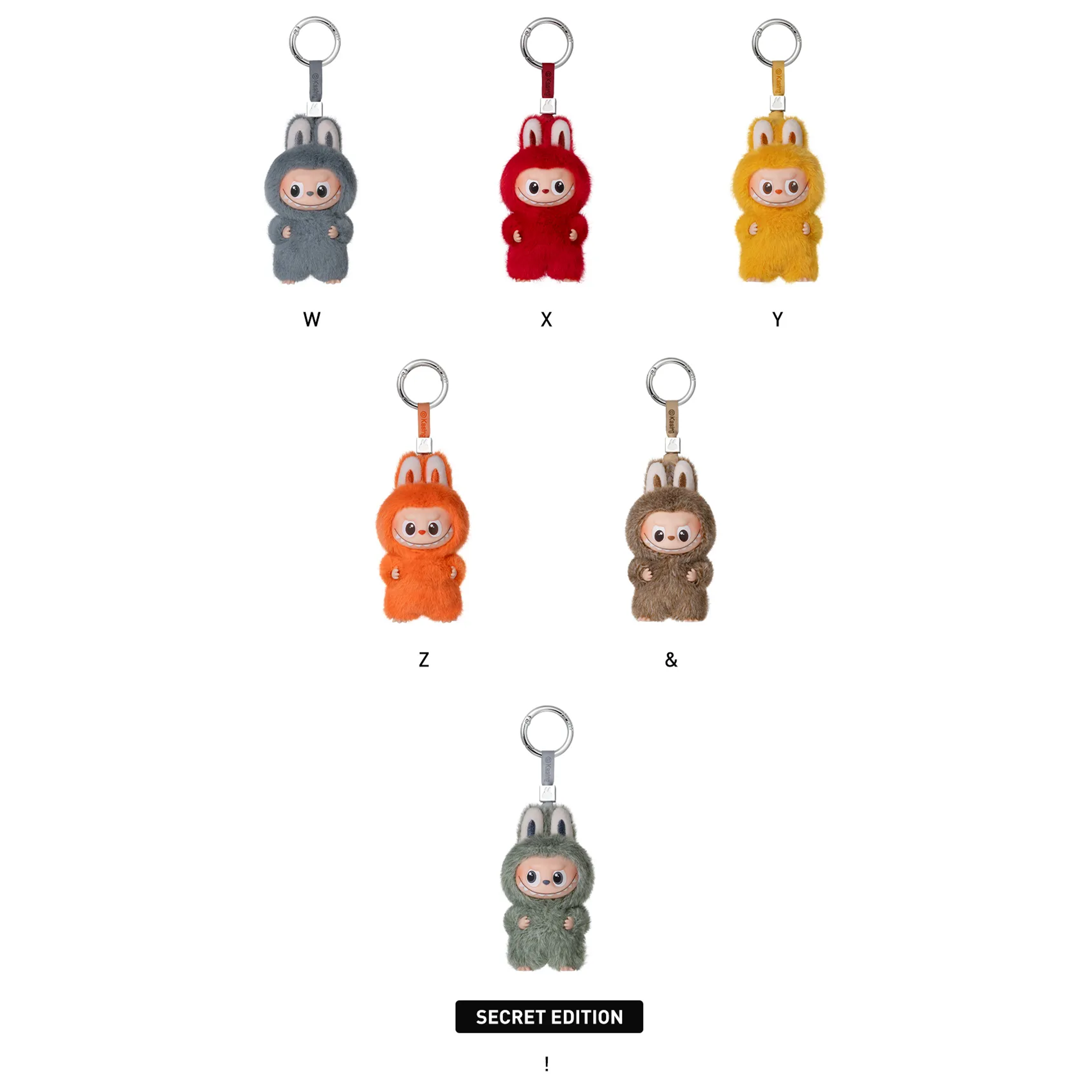 Pop Mart Labubu The Monsters Pin for Love Series Vinyl Plush Pendant Blind Box (N-Z)